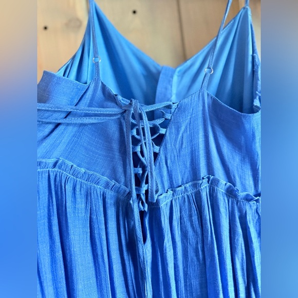 Listicle Lace Up Back Maxi - Picture 3 of 6